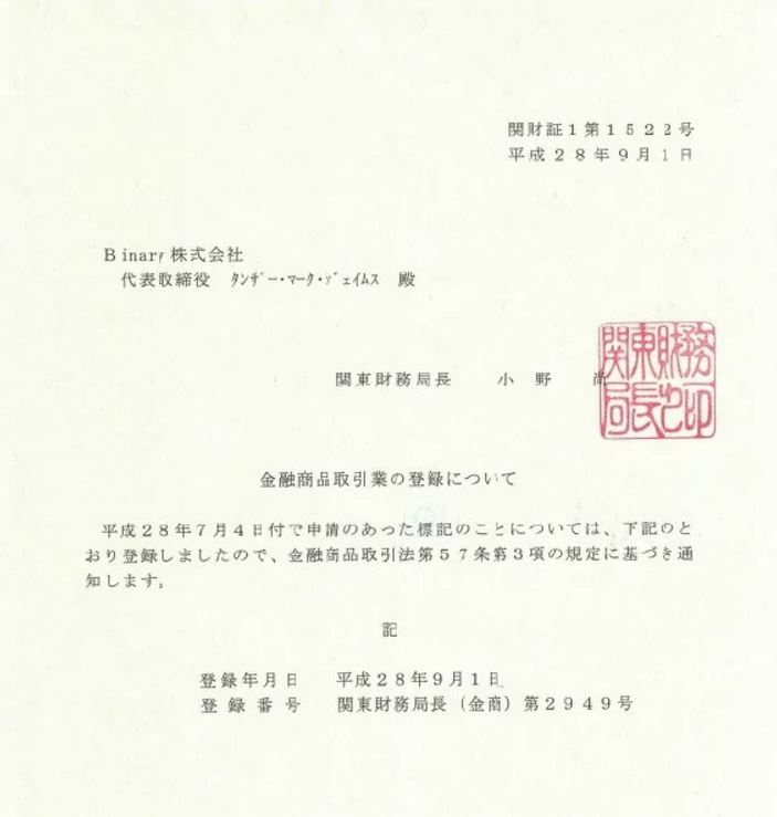 选择Binary.com